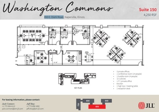 450-500 E Diehl Rd, Naperville, IL à louer Plan d’étage- Image 1 de 1