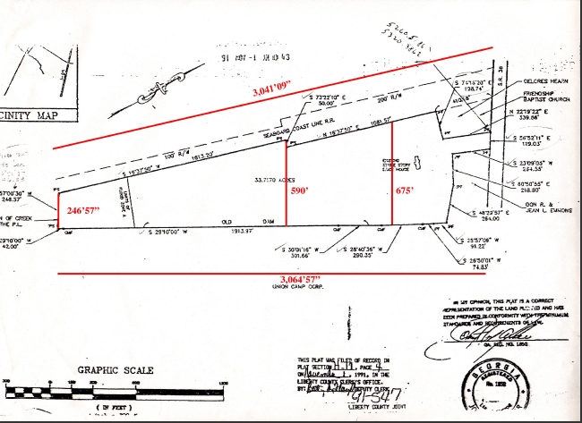 12199 E Oglethorpe Hwy, Midway, GA à vendre - Plan de site - Image 1 de 1