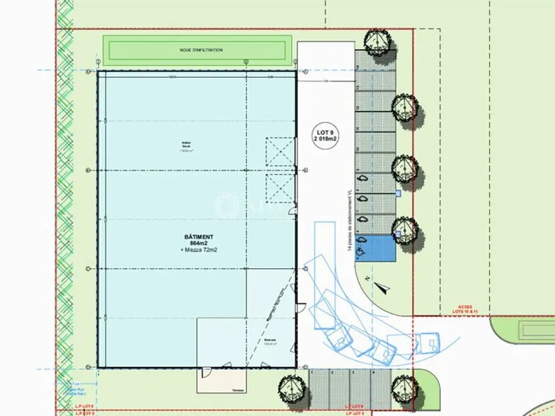 Local d'activités dans Geispolsheim à vendre - Plan de site - Image 1 de 1