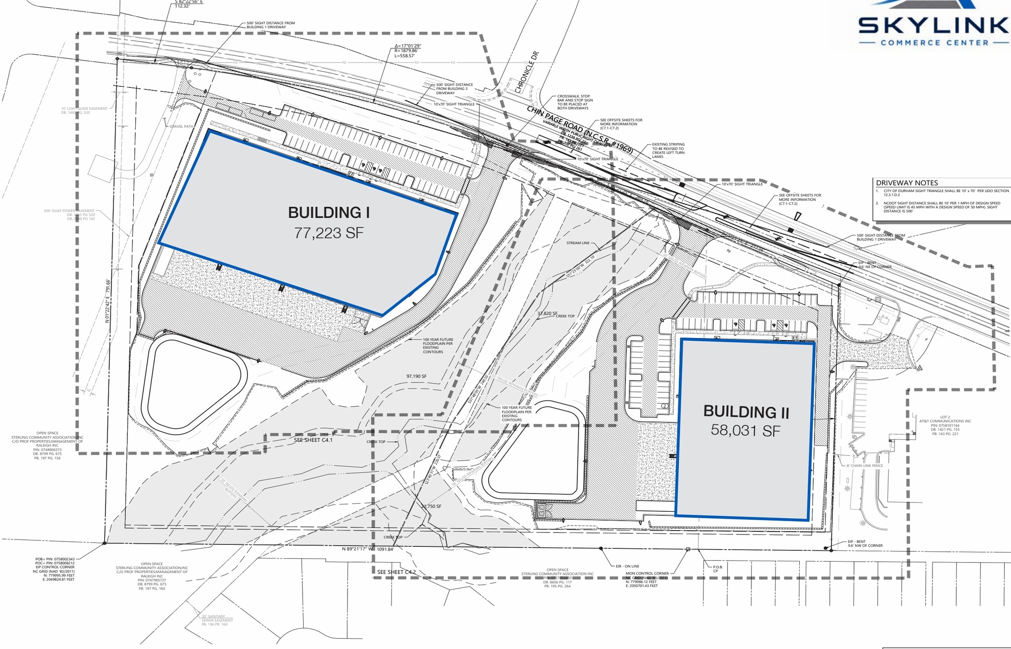 5500 Chin Page Rd, Durham, NC à louer Plan de site- Image 1 de 5