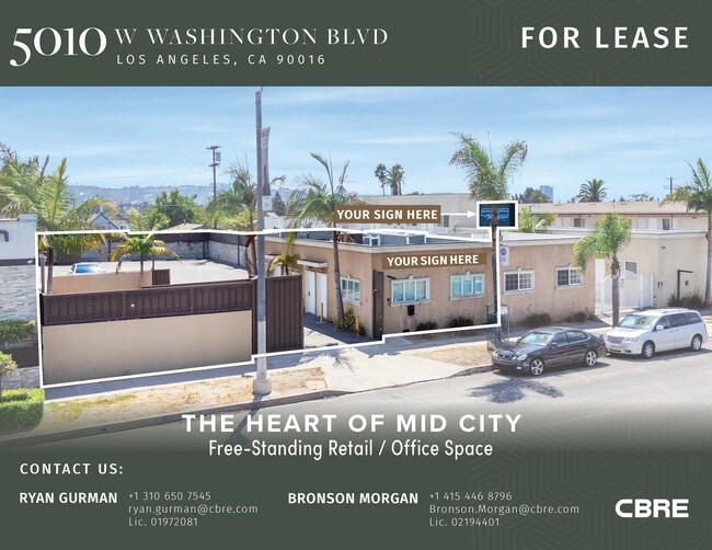 Plus de détails pour 5010 W Washington Blvd, Los Angeles, CA - Terrain à louer