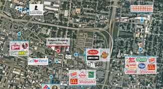 Plus de détails pour 794 Poplar Ave, Memphis, TN - Terrain à louer