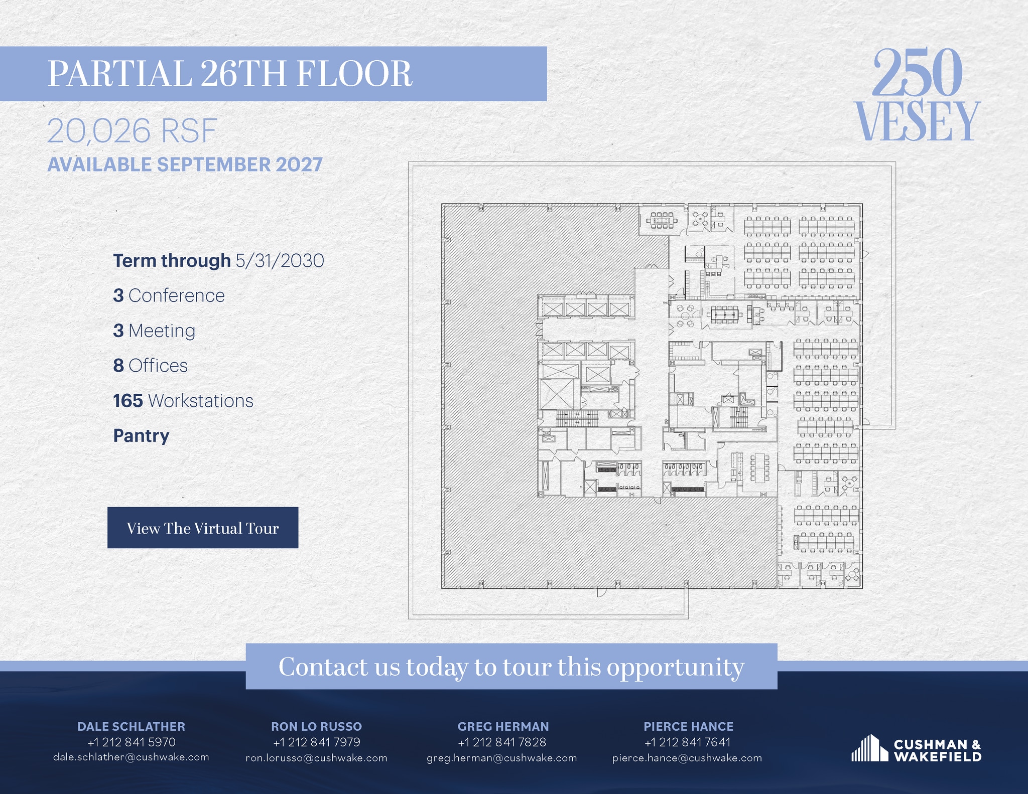 250 Vesey St, New York, NY à louer Photo intérieure- Image 1 de 1