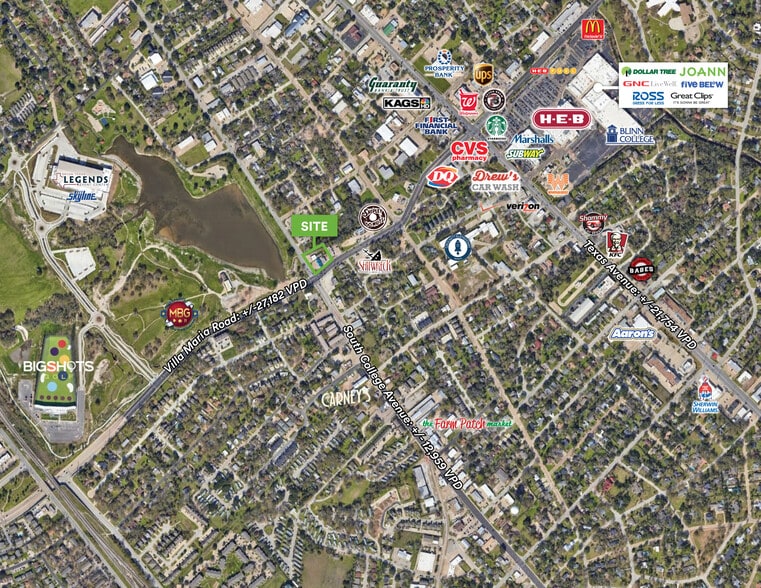 3009-3013 South College Avenue ave, Bryan, TX for lease - Building Photo - Image 2 of 5