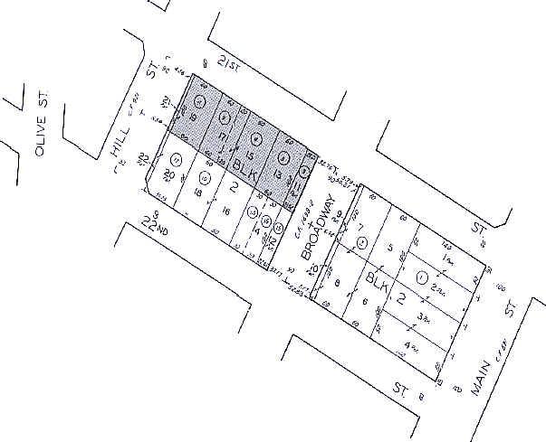 154 W 21st St, Los Angeles, CA à vendre - Plan cadastral - Image 3 de 6