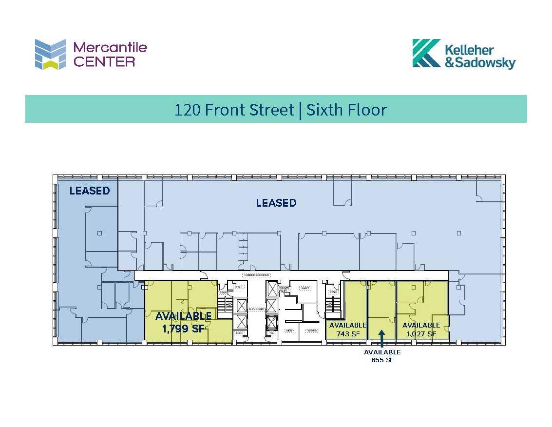 100 Front St, Worcester, MA for lease Floor Plan- Image 1 of 1