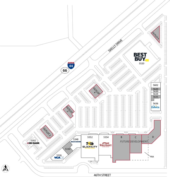 E Skelly Dr, Tulsa, OK for lease - Site Plan - Image 2 of 3