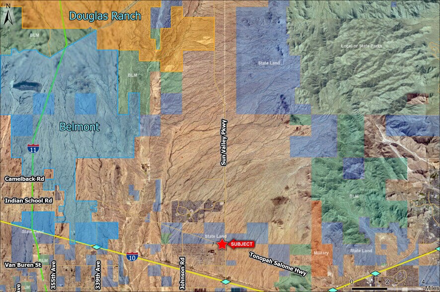 SEC McDowell Rd & Tonopah Salome Hwy, Buckeye, AZ à vendre - Aérien - Image 3 de 4