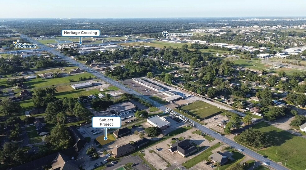 1532 S Burnside Ave, Gonzales, LA for sale - Aerial - Image 2 of 2