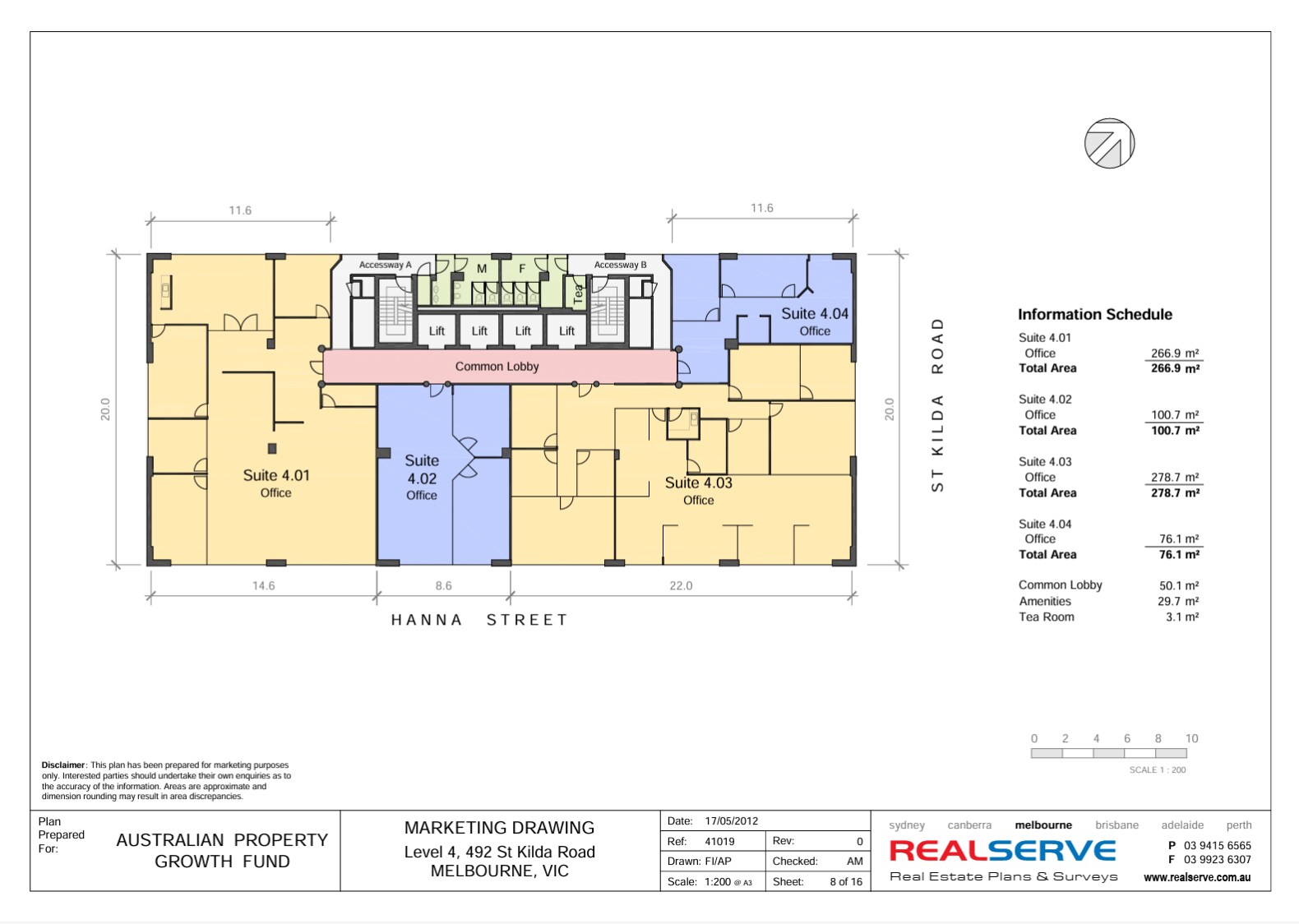 492 St Kilda Rd, Melbourne for lease Floor Plan- Image 1 of 1