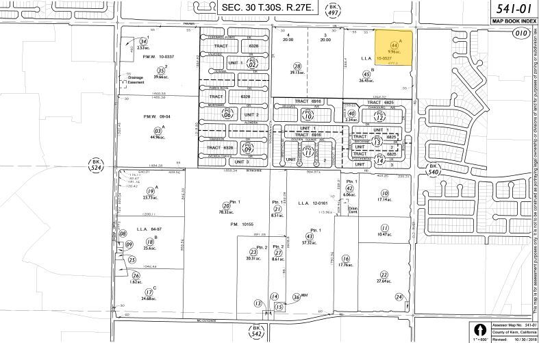 9847 Panama Ln, Bakersfield, CA à louer - Plan cadastral - Image 2 de 4