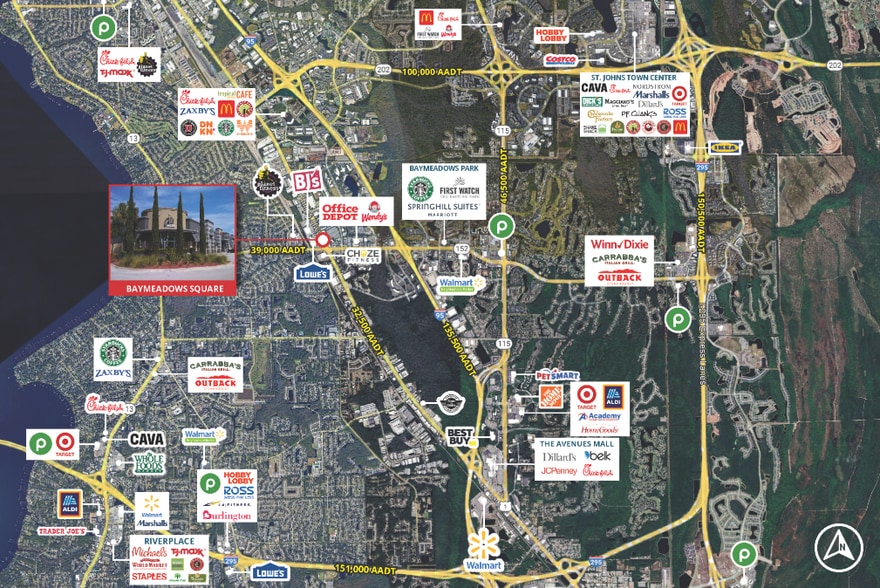 8060 Philips Hwy, Jacksonville, FL à louer - Aérien - Image 3 de 4