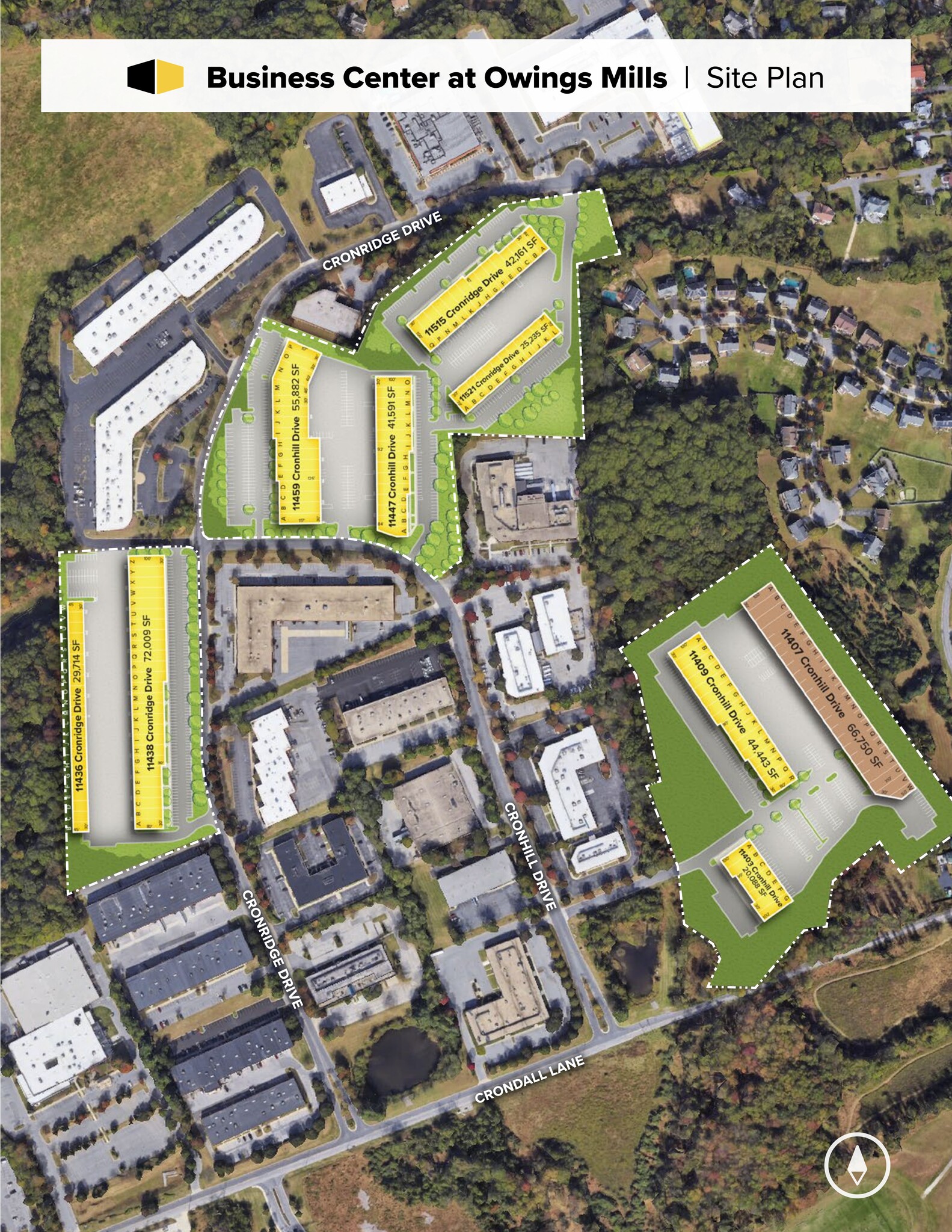 11438 Cronridge Dr, Owings Mills, MD à louer Plan de site- Image 1 de 3