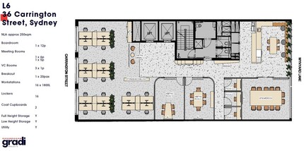 34-36 Carrington St, Sydney à louer Plan d’étage- Image 1 de 1