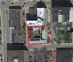 201-205 Cherry St, Jamestown, NY - AERIAL map view