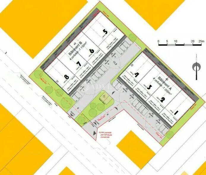 Local d'activités dans Carquefou à vendre - Plan de site - Image 2 de 2