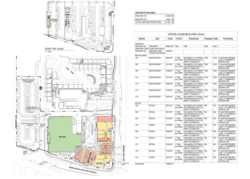 7903 NW 36th St, Doral, FL for lease - Site Plan - Image 2 of 8