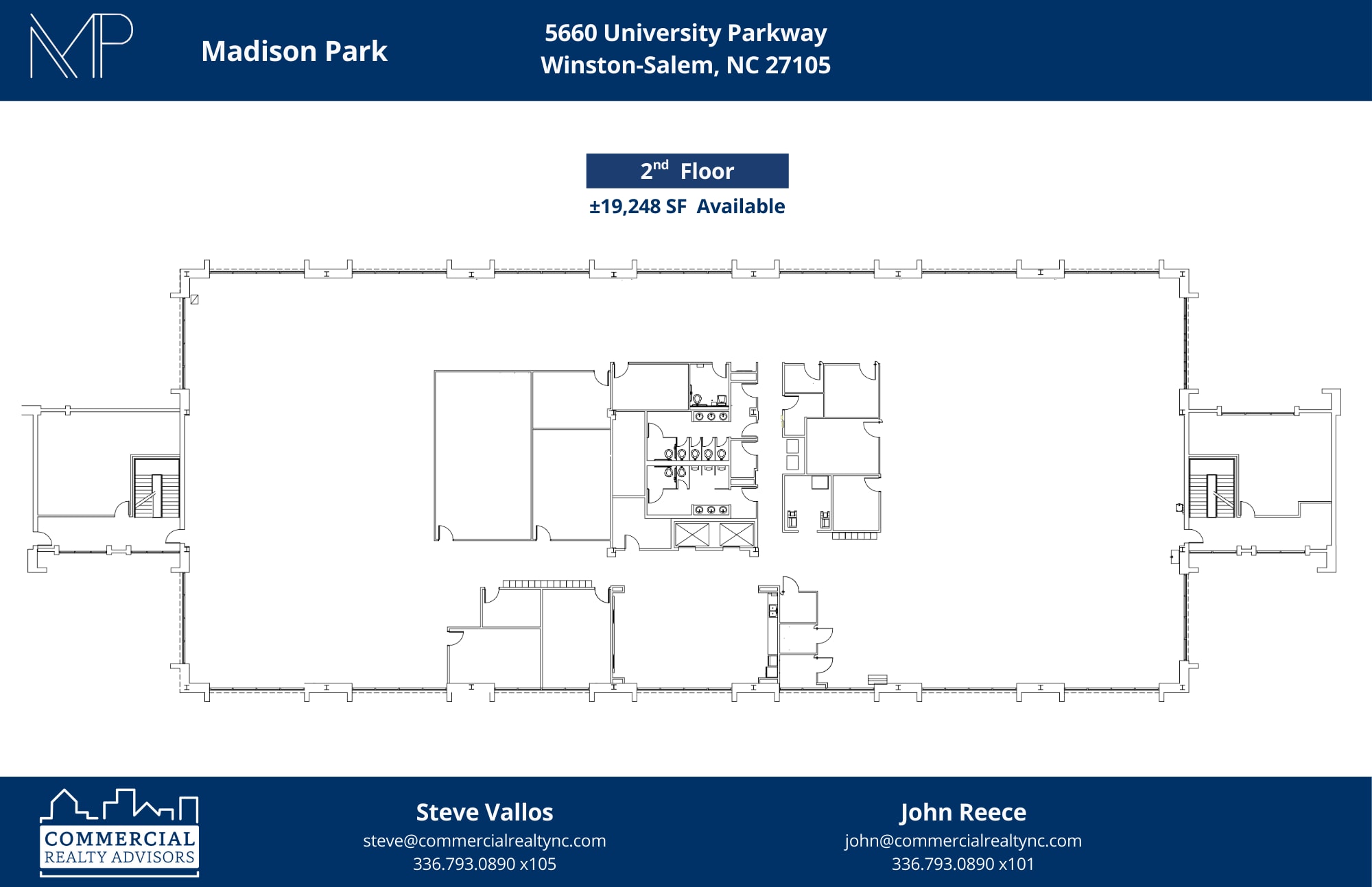 5620 University Pky, Winston-Salem, NC à louer Plan d’étage- Image 1 de 1