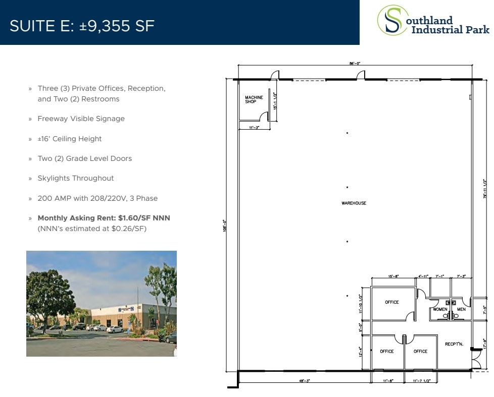 105 W 35th St, National City, CA for lease Floor Plan- Image 1 of 2