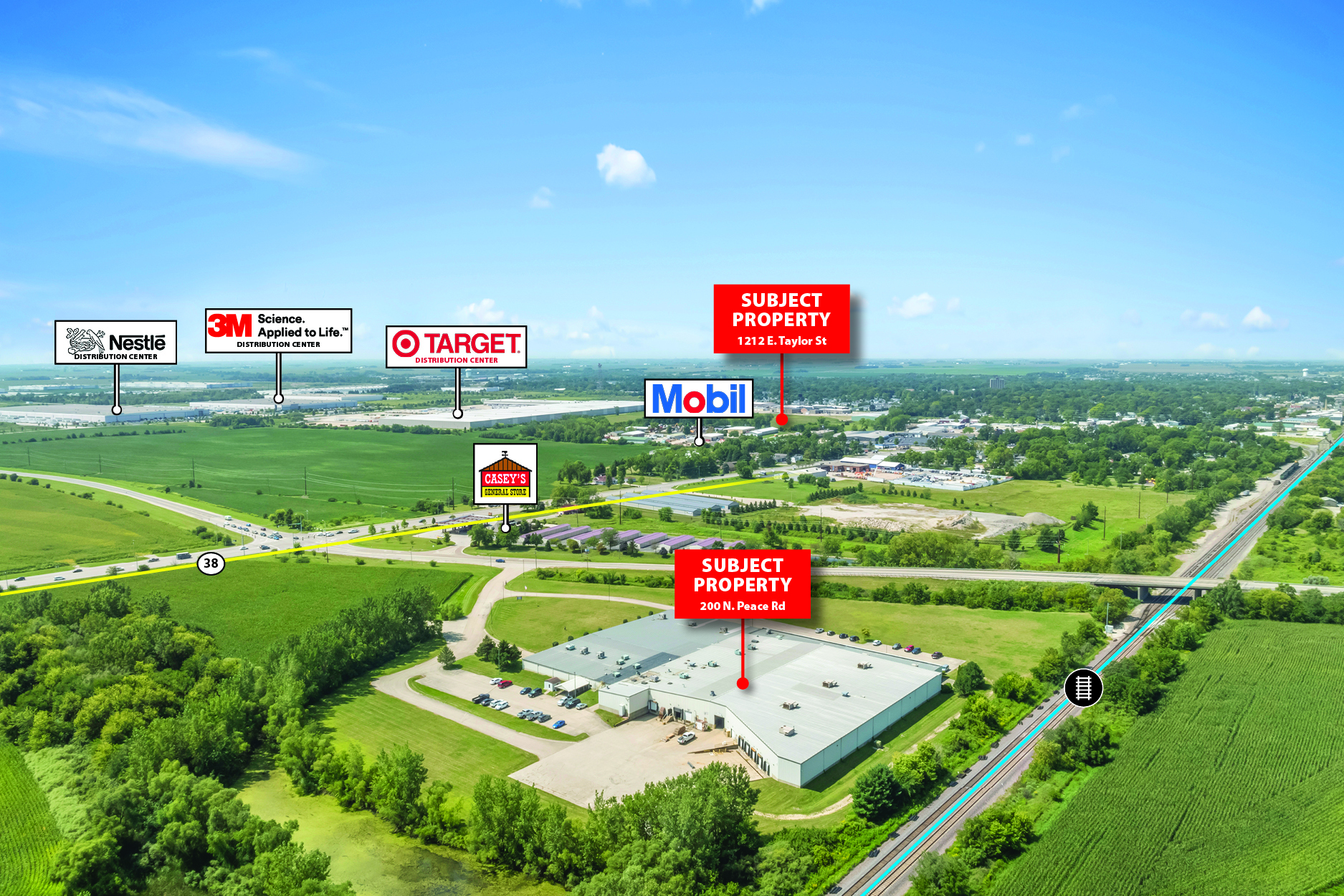 Industrial Sale Leaseback Portfolio portfolio of 2 properties for sale on LoopNet.ca Aerial- Image 1 of 2