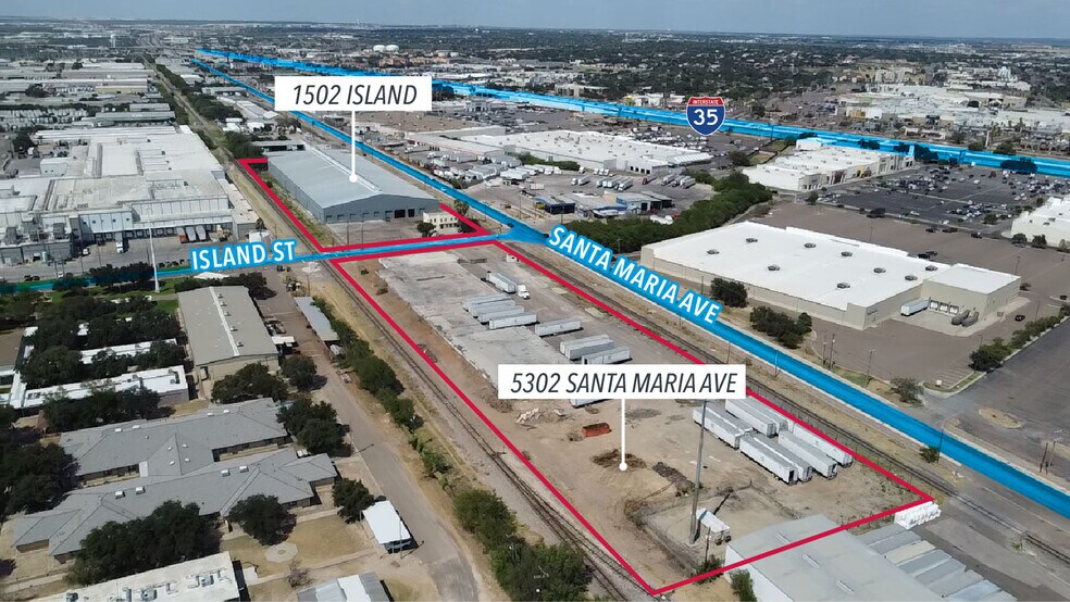 1502 Island St, Laredo, TX à louer - Aérien - Image 2 de 6