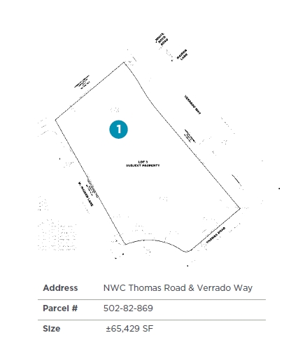 NW Thomas Rd & Verrado Way, Buckeye, AZ à vendre - Plan cadastral - Image 1 de 1