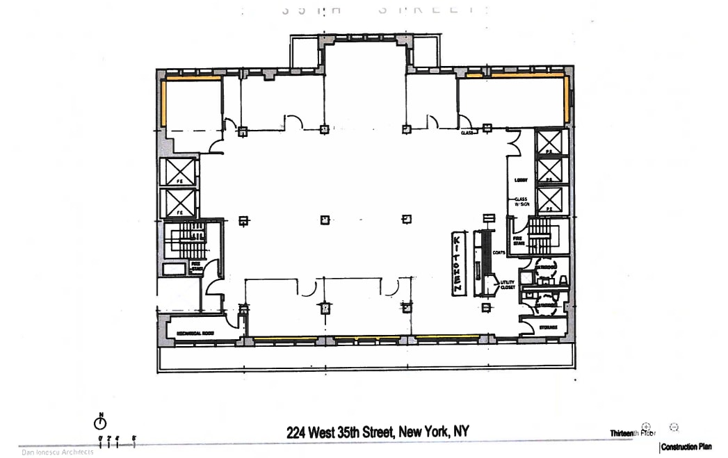 224 W 35th St, New York, NY à louer Plan d’étage- Image 1 de 16