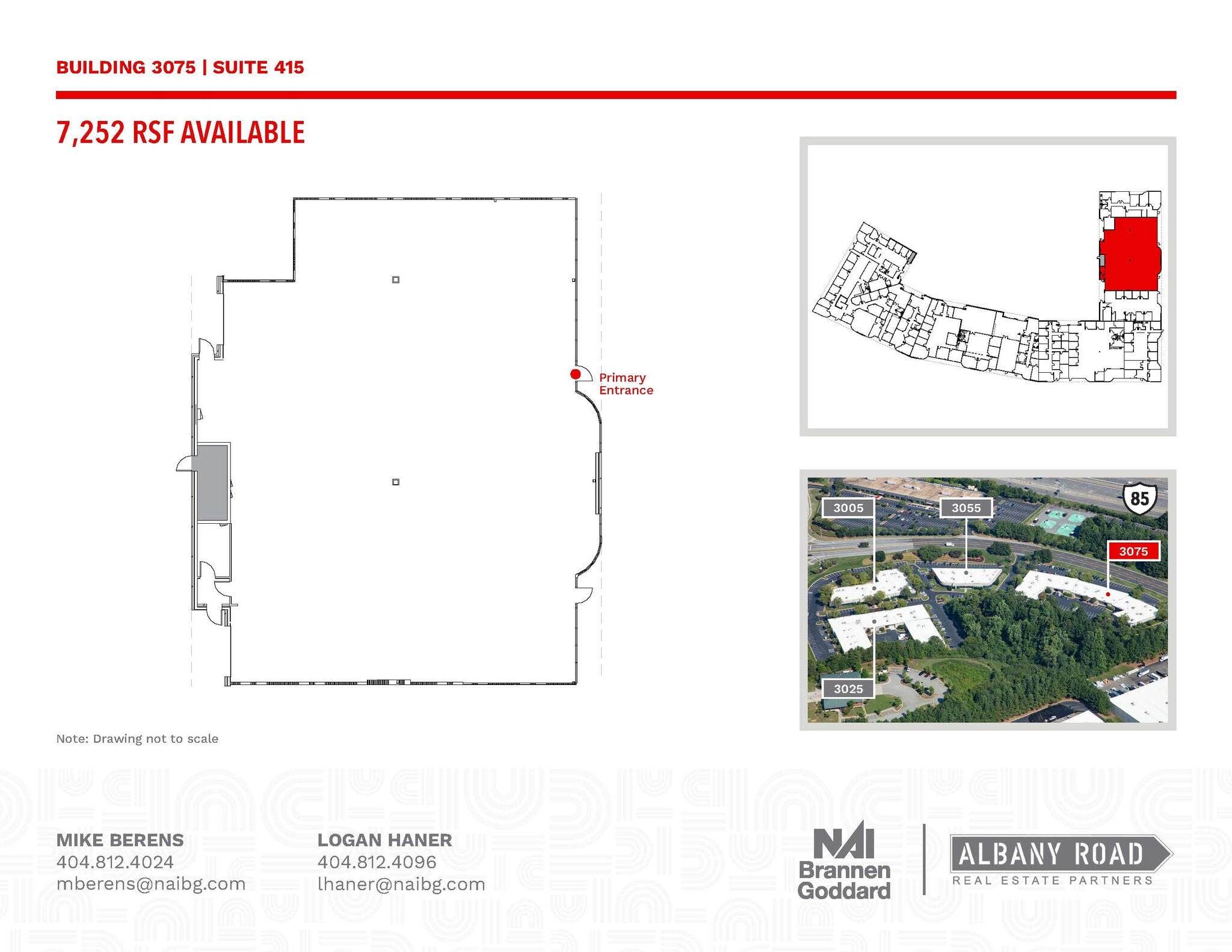 3025 Breckinridge Blvd, Duluth, GA à louer Plan d’étage- Image 1 de 1