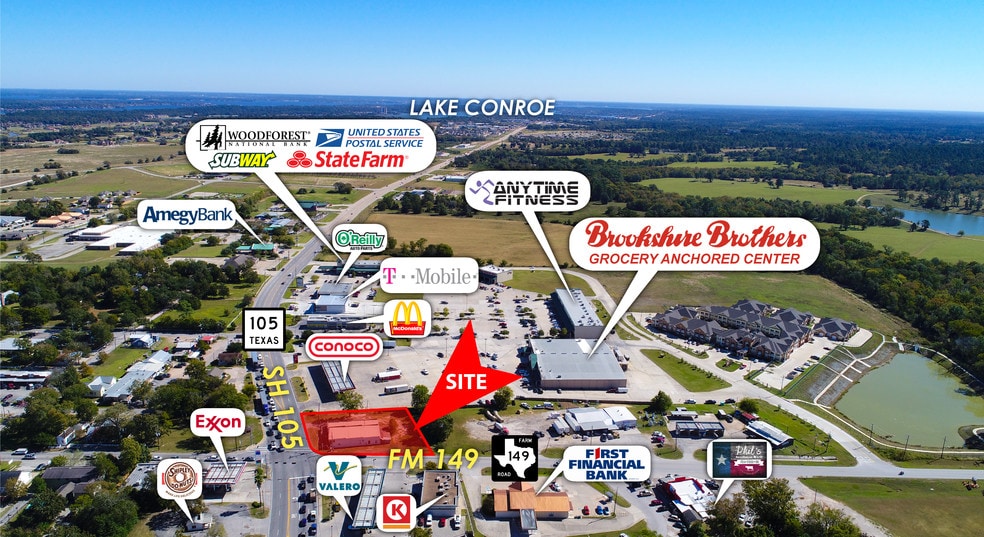 21049 SH 105, Montgomery, TX for sale - Aerial - Image 3 of 4