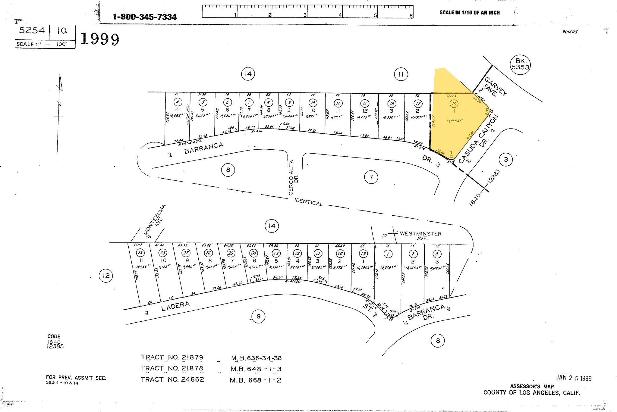 1800 W Garvey Ave, Monterey Park, CA à vendre Plan cadastral- Image 1 de 1