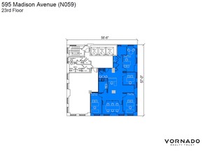 595 Madison Ave, New York, NY for lease Floor Plan- Image 2 of 2