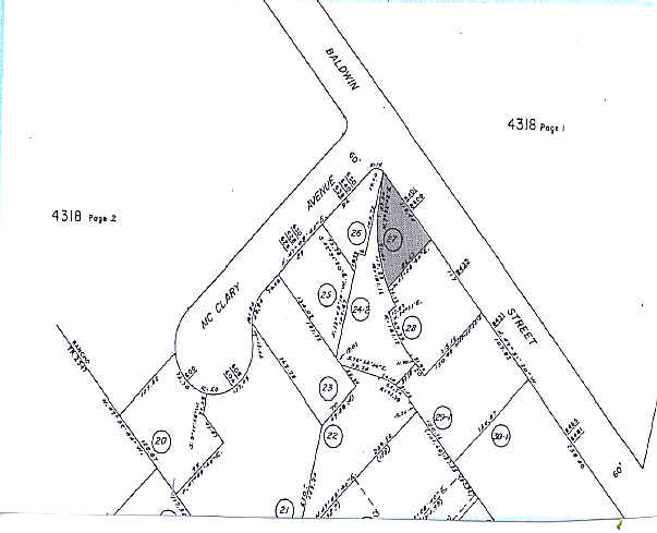 8401 Baldwin St, Oakland, CA à vendre - Plan cadastral - Image 2 de 3