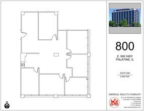 800 E Northwest Hwy, Palatine, IL à louer Plan d’étage- Image 1 de 17