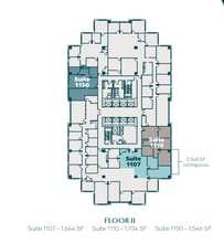951 E Byrd St, Richmond, VA à louer Plan d’étage- Image 1 de 1