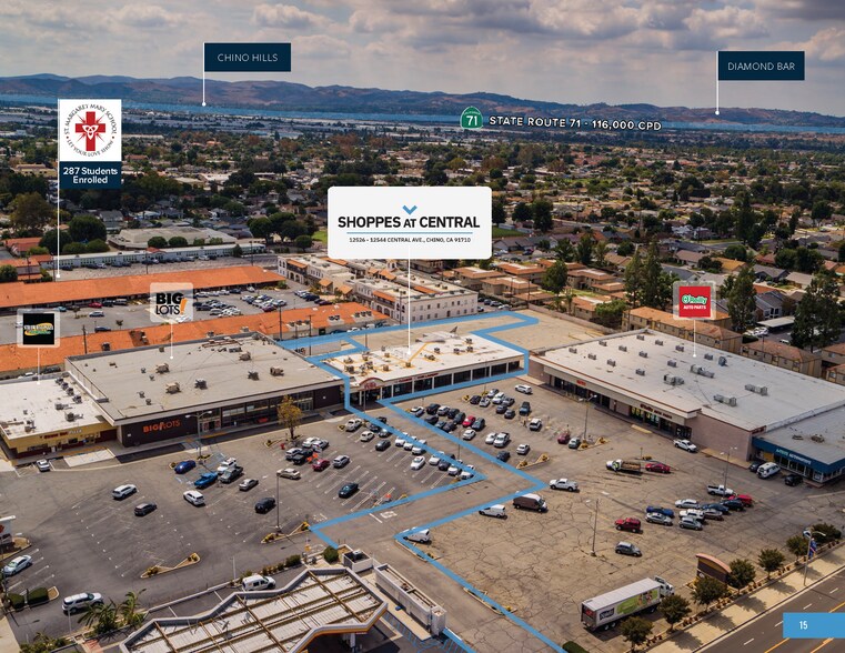 12526-12544 Central Ave, Chino, CA à louer - Photo du bâtiment - Image 3 de 7
