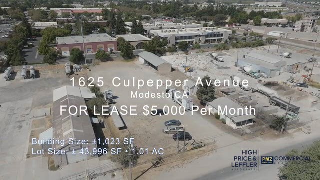 1625 Culpepper Ave, Modesto, CA for lease - Commercial Listing Video - Image 2 of 5