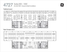 4747 Executive Dr, San Diego, CA à louer Plan d’étage- Image 1 de 1