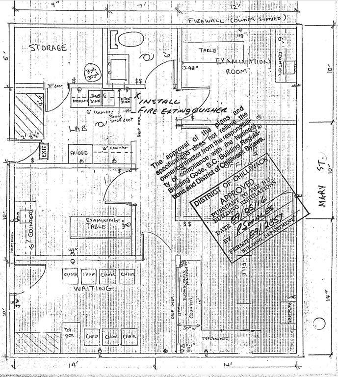 9123 Mary St, Chilliwack, BC for lease Floor Plan- Image 1 of 1