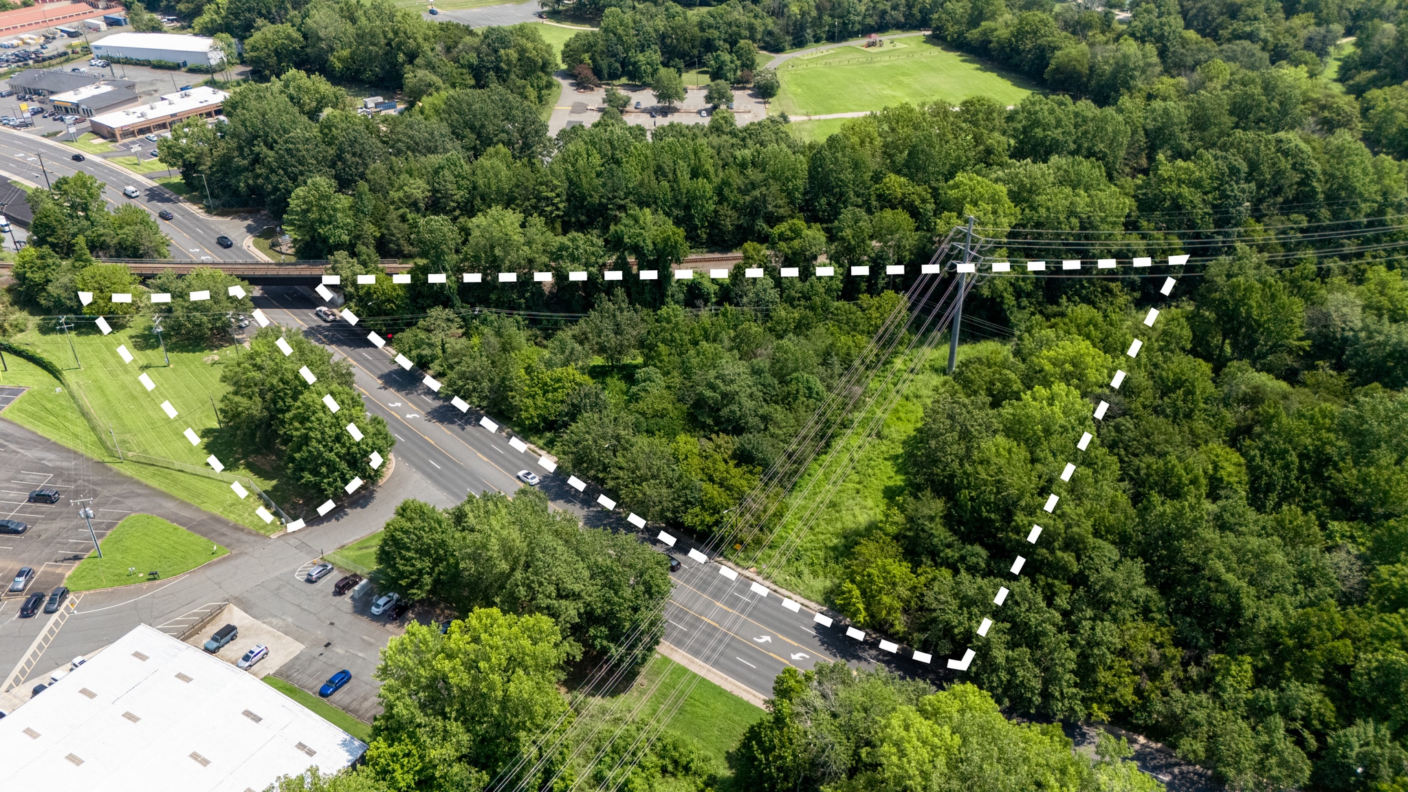 8845 Monroe rd, Charlotte, NC for sale Aerial- Image 1 of 12