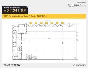 2020 Rutland Dr, Austin, TX à louer Plan de site- Image 1 de 4