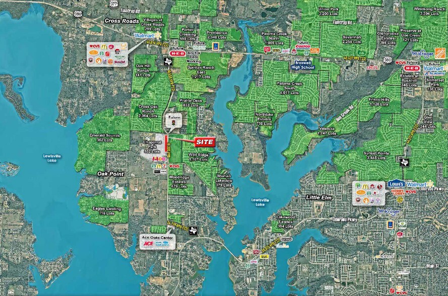 SWC of Martop Rd & FM-720, Oak Point, TX à vendre - Photo du bâtiment - Image 1 de 4