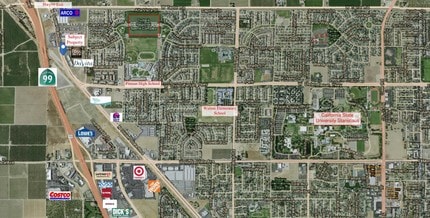 4240 N Golden State Blvd, Turlock, CA - AERIAL  map view