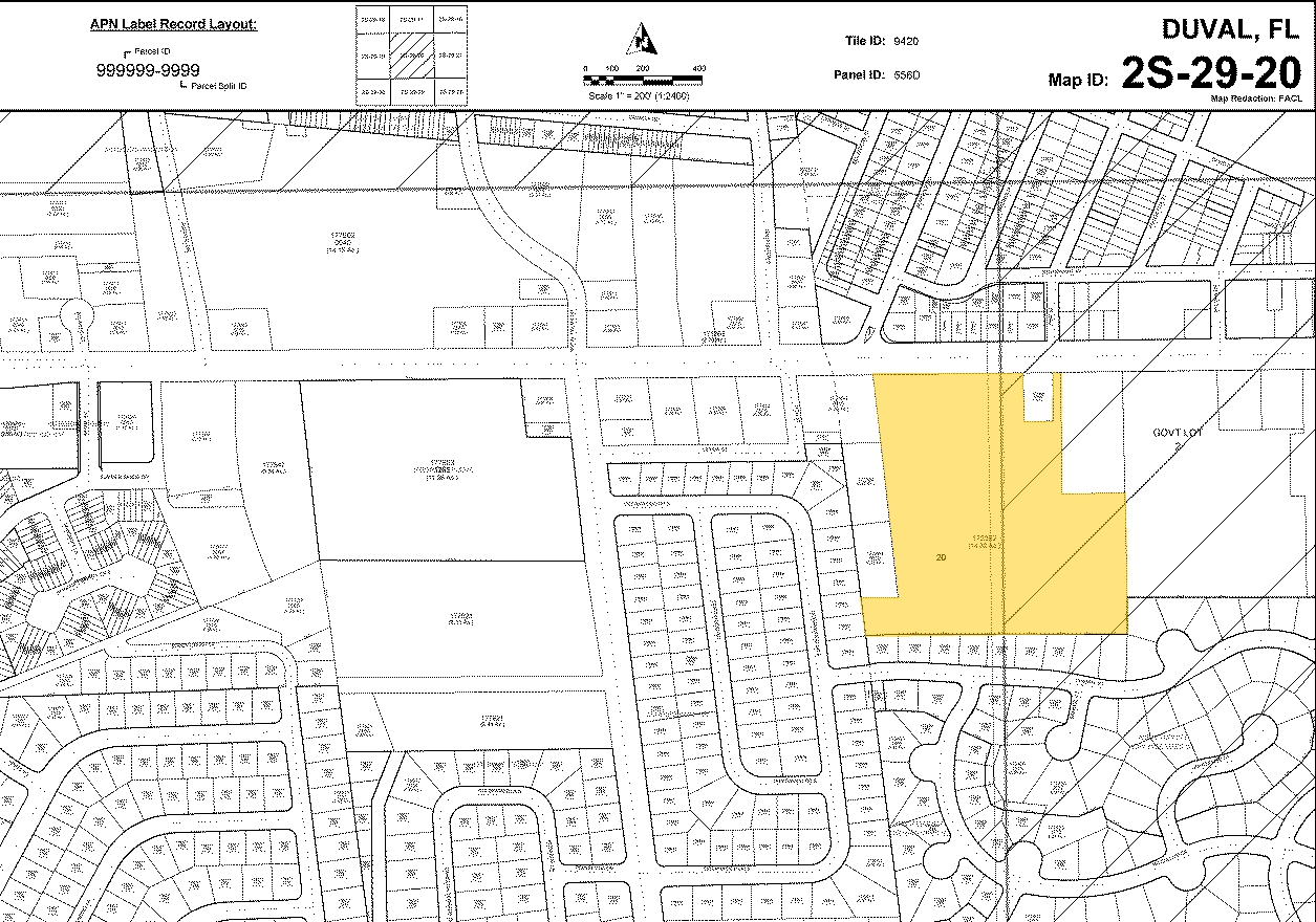 630 Atlantic Blvd, Neptune Beach, FL for sale Plat Map- Image 1 of 1