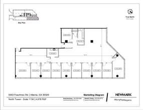 3353 Peachtree Rd NE, Atlanta, GA à louer Plan d’étage- Image 1 de 1