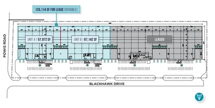 1726-1850 Blackhawk Dr, West Chicago, IL for lease Site Plan- Image 1 of 1