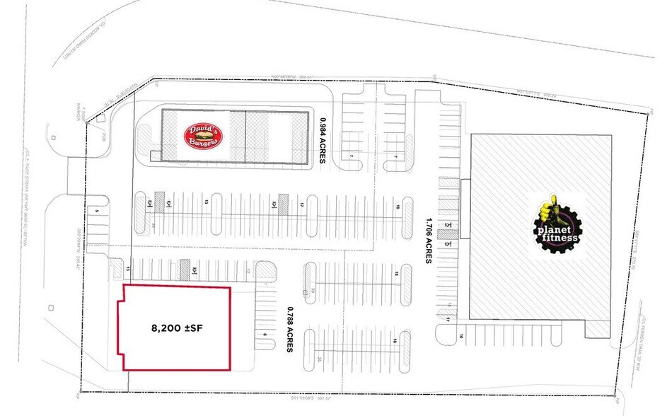3504 E Race Ave, Searcy, AR à louer - Plan de site - Image 2 de 3