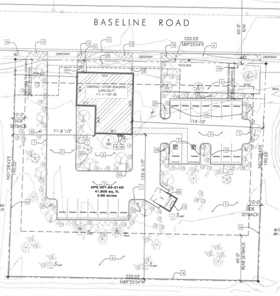 3015 E Baseline Rd, Phoenix, AZ à vendre - Plan de site - Image 3 de 3