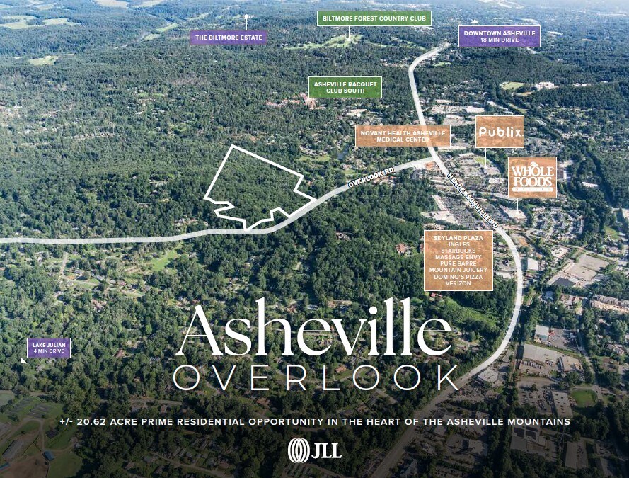99 Overlook rd, Asheville, NC à vendre Aérien- Image 1 de 2
