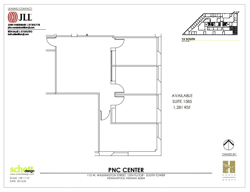 101-115 W Washington St, Indianapolis, IN for lease Floor Plan- Image 1 of 1
