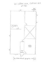 417 Clifton Ave, Clifton, NJ à louer Plan d’étage- Image 1 de 2